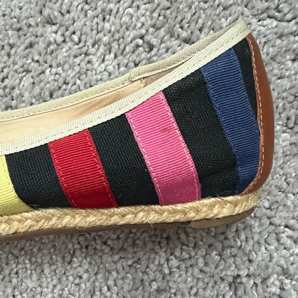 GUC Kate Spade Multicolor Striped Women's Flats 6 - Picture 10 of 10